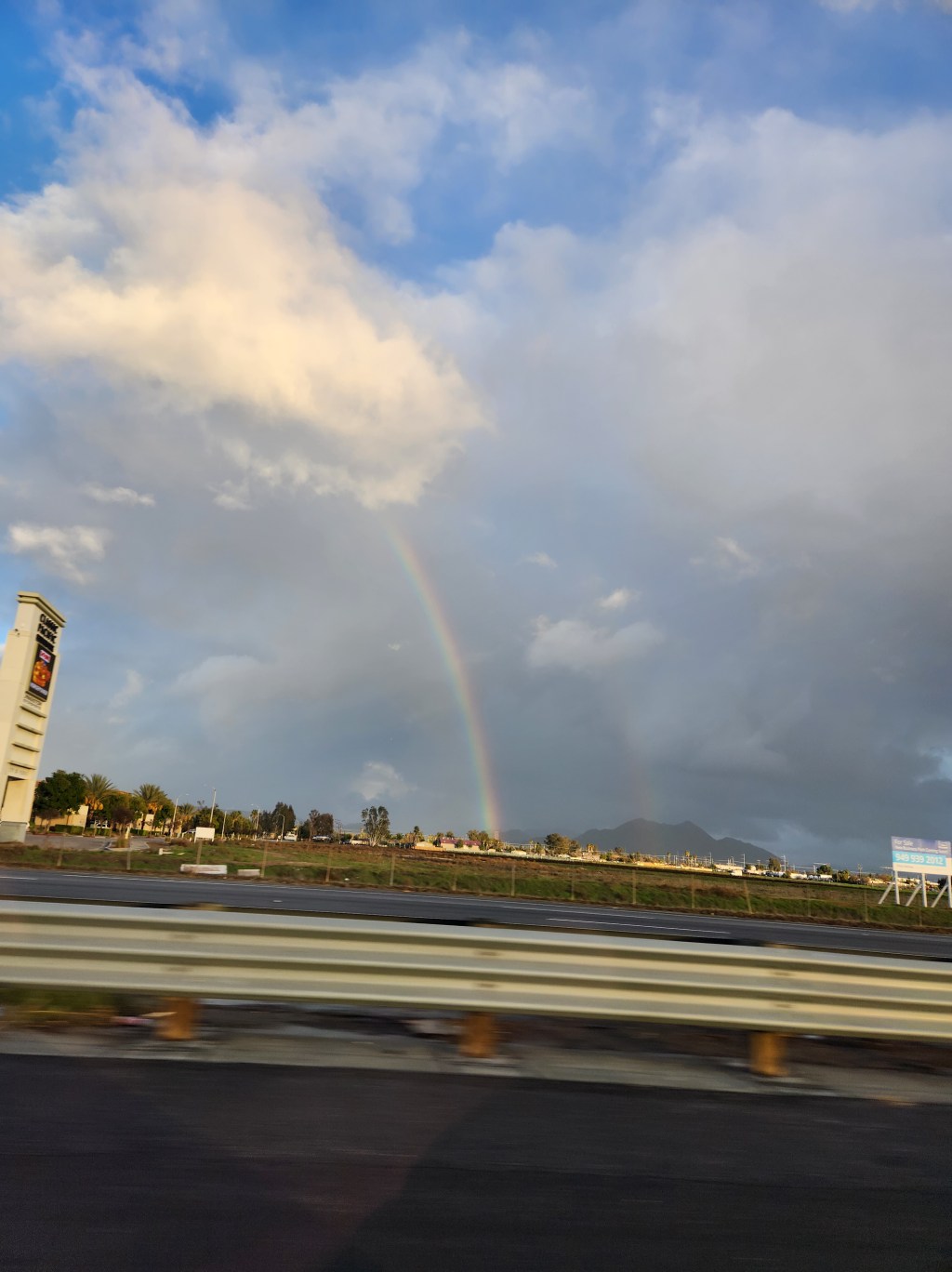 Driving in SW Riverside County, California After the Rain #Wordless-Wednesday #photo